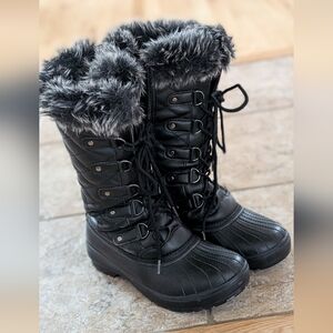 Black Fur-Lined Winter Boots *Updated*
